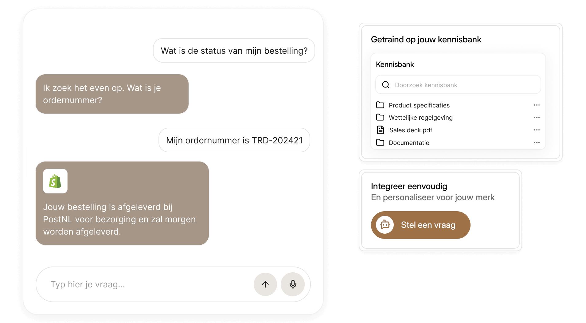 Elk kanaal, elke vraag direct en in jouw stijl